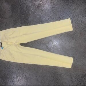 Polo Ralph Lauren Gray V-Neck Sweater with Yellow Trim